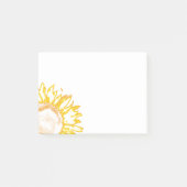 Post-it® Tournesol jaune néon (Devant)