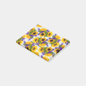 Post-it® Tournesol jaune pourpre en bois blanc rustique de (Incliné)