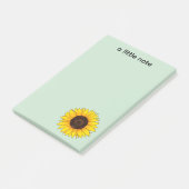 Post-it® Tournesol Jaune Vibrant en Fleur (Incliné)