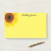 Post-it® Tournesol post-it-notes (Sur un bureau)