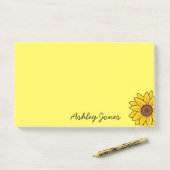 Post-it® Tournesol post-it-notes (Sur un bureau)
