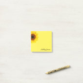 Post-it® Tournesol post-it-notes (Sur un bureau)