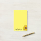 Post-it® Tournesol post-it-notes (Sur un bureau)