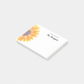 Post-it® Tournesol Rustique Du Bureau Du Professeur (Incliné)