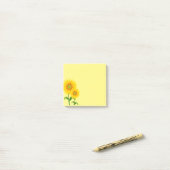 Post-it® Tournesols de post-it-notes (Sur un bureau)