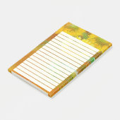 Post-it® Tournesols peints doux (Incliné)