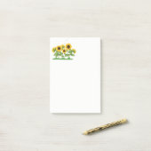 Post-it® Tournesols Post-it-Notes (Sur un bureau)