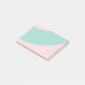 Post-it® Tournoyants rose et vert (Incliné)
