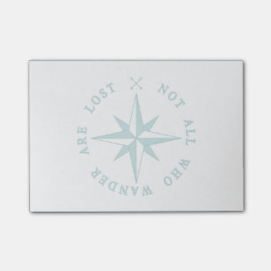Post-it® Tous ceux qui errent ne sont pas perdus