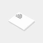 Post-it® Tous mes mots de passe sont protégés… par amnésie (Incliné)