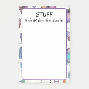 Post-it® Tout Ce Que J'Aurais Dû Faire Déjà