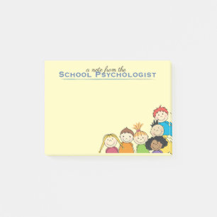 Post-it® Tout sur les enfants Psychologues de l'école Note