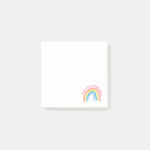 Post-it® Tout Va Bien Notes Repositionnables Arc-en-Ciel