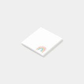 Post-it® Tout Va Bien Notes Repositionnables Arc-en-Ciel (Incliné)