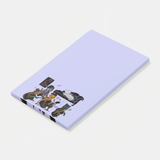 Post-it® Toutes notes de ce Courrier-it® de jazz (Incliné)
