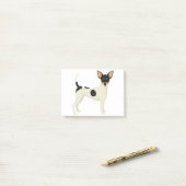 Post-it® Toy Fox Terrier (Sur un bureau)