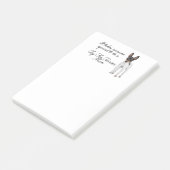 Post-it® Toy Fox Terrier Maman Post-It Notes (Incliné)