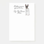 Post-it® Toy Fox Terrier Maman Post-It Notes (Devant)