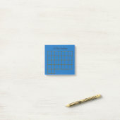 Post-it® Tracker 30 jours Bleu Notes (Sur un bureau)