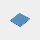 Post-it® Tracker 30 jours Bleu Notes (Incliné)