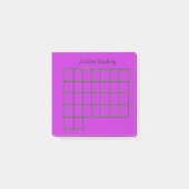 Post-it® Tracker 30 jours Purple Notes collantes (Devant)
