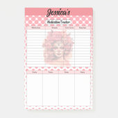 Post-it® Tracker des médicaments pour le crâne de sucre (Devant)