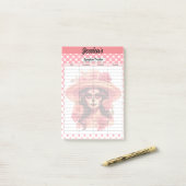 Post-it® Tracker des symptômes du crâne de sucre mou (Sur un bureau)