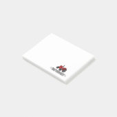 Post-it® Tracteur drôle (Incliné)