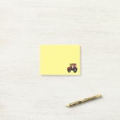 Post-it® Tracteur Red Farm (Sur un bureau)