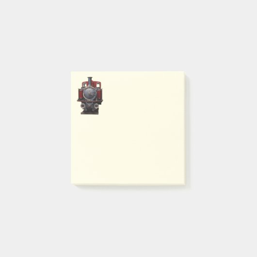 Post-it® Train Bleu Et Rouge (Devant)