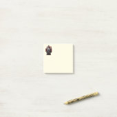 Post-it® Train Bleu Et Rouge (Sur un bureau)