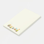 Post-it® Train de jouets Whimsical Baby Animals (Incliné)