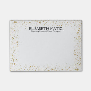 Post-it® Trame Gold Sparkings & Stars