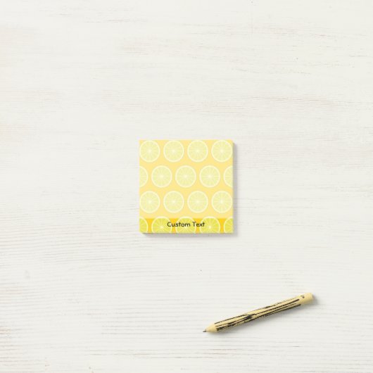 Post-it® Tranche de citron (Sur un bureau)