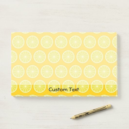 Post-it® Tranche de citron (Sur un bureau)