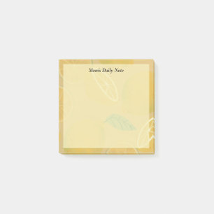 Post-it® Tranche de Citron Rustique Jaune Pictural