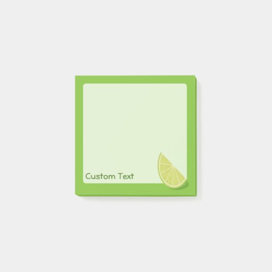 Post-it® Tranche de citron vert (Devant)