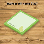 Post-it® Tranche de citron vert