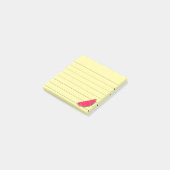 Post-it® Tranche de pastèque douce Dessin Liné 3x3 (Incliné)