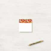 Post-it® Tranche de pizza pepperoni classique de SlipperyJo (Sur un bureau)