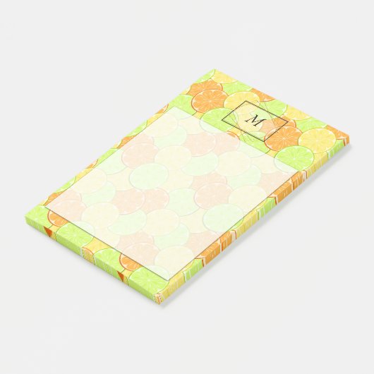 Post-it® Tranches d'orange, de citron, de tilleuls (Incliné)
