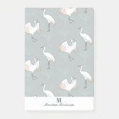 Post-it® Tranquille grues japonaises & Gingko Feuilles pers (Devant)