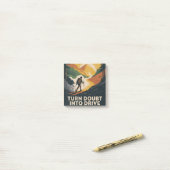 Post-it® Transformer le doute en moteur (Sur un bureau)