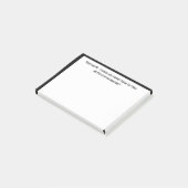 Post-it® Travail d'équipe - ne prenez jamais toute la respo (Incliné)