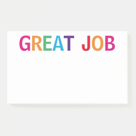 Post-it® Travail Exceptionnel Lumineux (Devant)