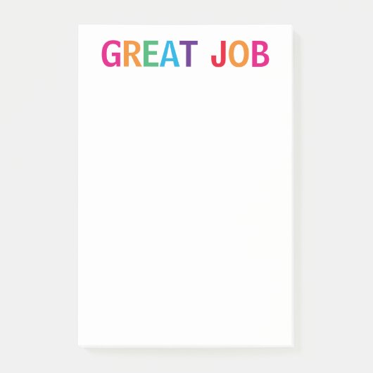 Post-it® Travail Exceptionnel Lumineux (Devant)