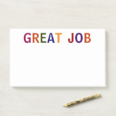 Post-it® Travail formidable multicolore (Sur un bureau)