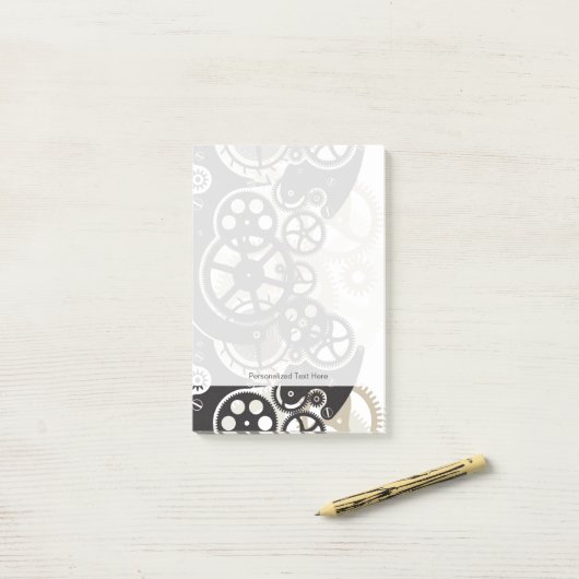 Post-it® Travail sur les roues (Sur un bureau)