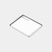 Post-it® Travaille parce que j'ai besoin d'argent (Incliné)