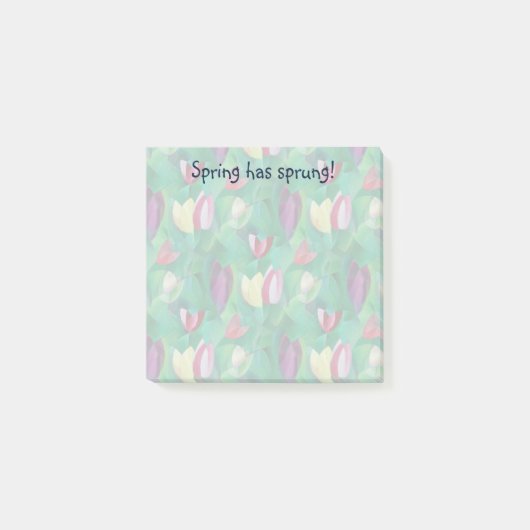 Post-it® Traverser les tulipes (Devant)